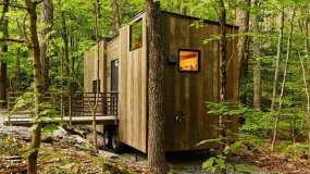 طراحی خانه های کوچک چوبی در بوستون و نیویورک