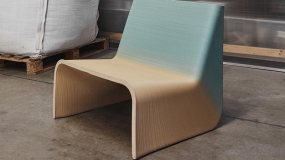 ساخت صندلی مدرن با استفاده از فناوری چاپگر سه بعدی