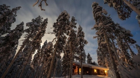 عکاس خوش ذوق ژاپنی و ثبت چشم انداز زمستانی کشور فنلاند