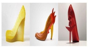 طراحی متفاوت و خلاقانه کفش پاشنه بلند و زنانه