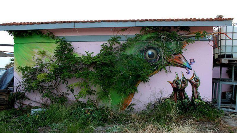 هنر خیابانی در خدمت جلوه های طبیعت