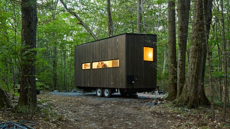 طراحی خانه های کوچک چوبی در بوستون و نیویورک