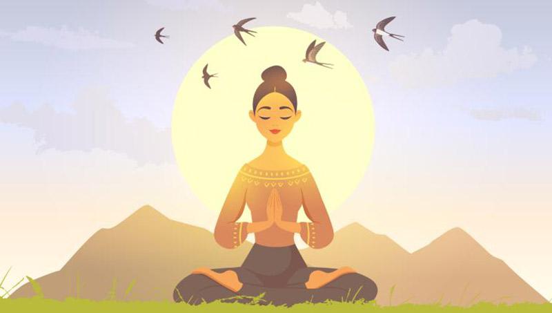 آرامش هنگام یوگا-724press.com