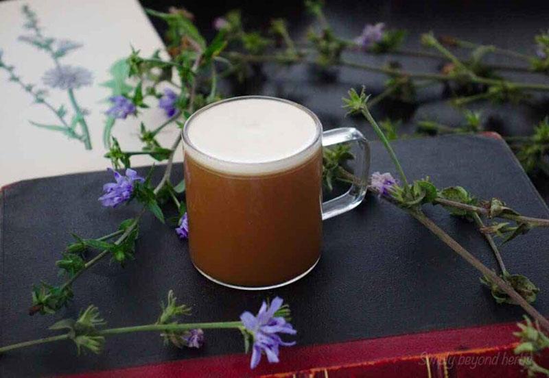 یک ماگ شیشه ای قهوه کاسنی-724press.com