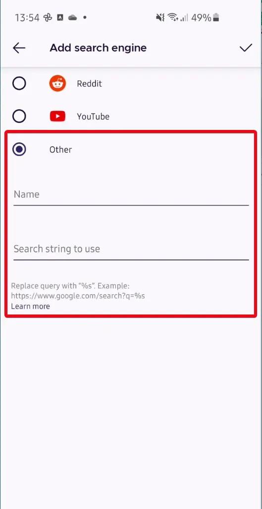 اضافه کردن موتور جستجوی دلخواه در فایفارکس اندروید - 724press.com