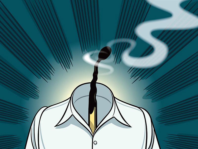 سوختن مثل کبریت، تحلیل رفتن-724press.com