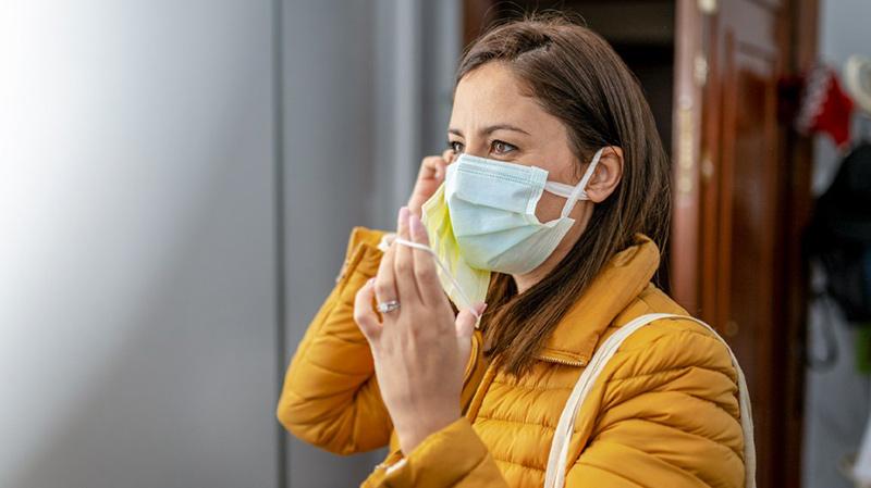 پوشیدن دو ماسک روی هم-724press.com