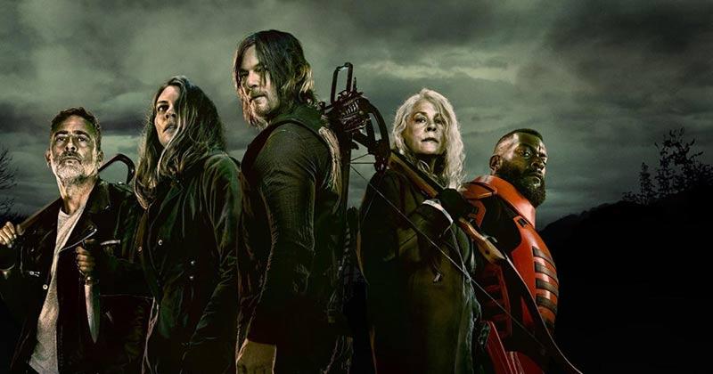 فصل آخر سریال مردگان متحرک با درل، کارول، مگی و نیگن