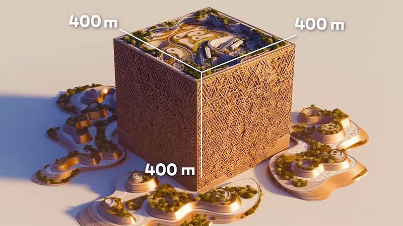 نمای موکب یا مکعب در ریاض- 724press.com