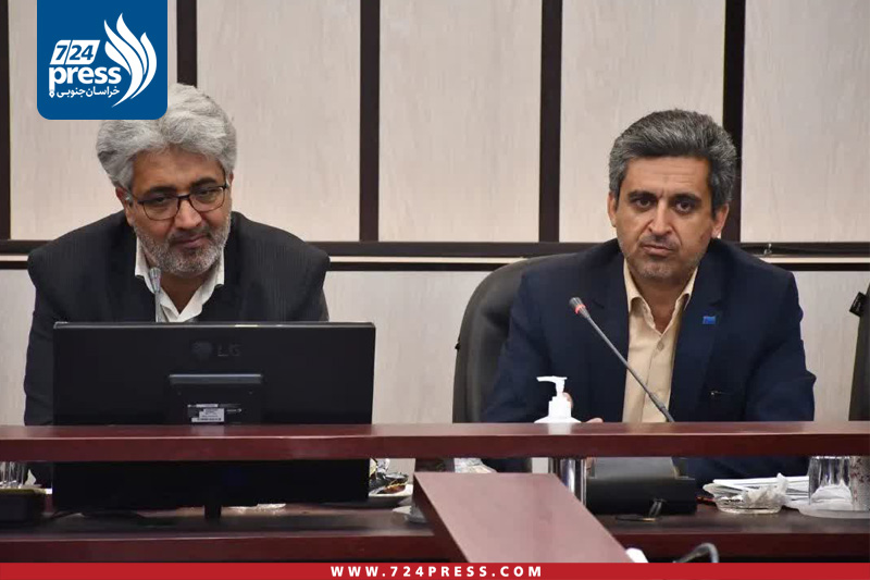 نشست شورای حفاظت از منابع آب شهرستان درمیان۲-724press.com