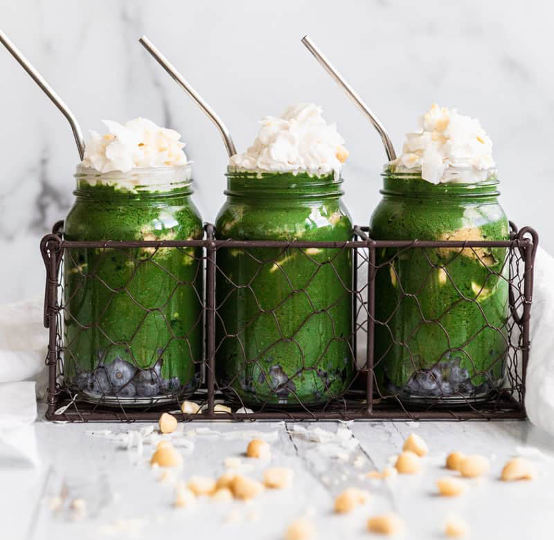 اسموتی اسپیرولینا با فندق- 724press.com