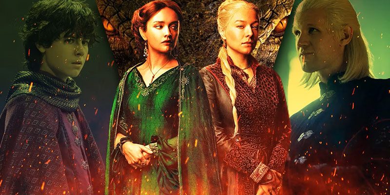 دیمون و رینیرا تارگرین در کنار آلیسنت هایتاور- 724press.com