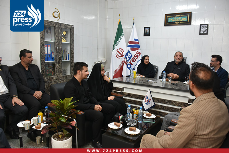 حضور استاندار و مدیران استانی در دفتر ۷۲۴پرس