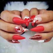 glam-red-nails-with-glitter