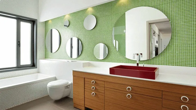 ایده‌ها و طرح‌های جالب برای آینه‌ی حمام