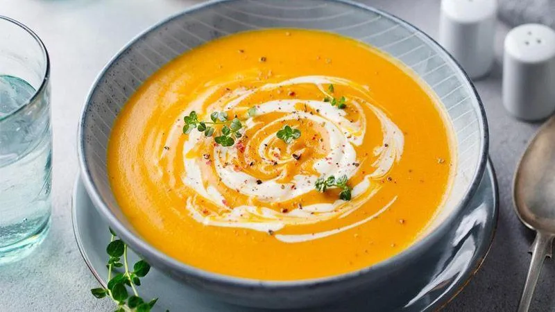 طرز تهیه سوپ هویج خامه‌ ای