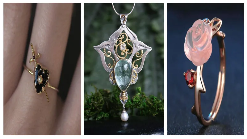 ایده هایی جذاب در طراحی جواهرات فانتزی