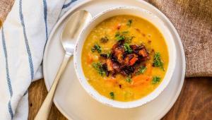 طرز تهیه سوپ عدس و گوجه فرنگی