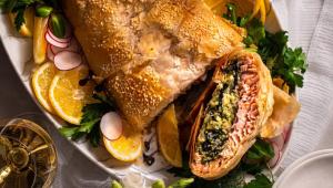 طرز تهیه ماهی سالمون ولینگتون