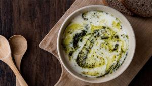 طرز تهیه سوپ ماست ترکی